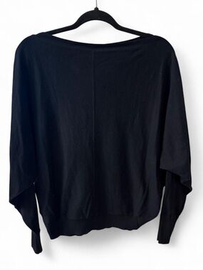 All Saints Black Women’s Lightweight Boatneck Sweater